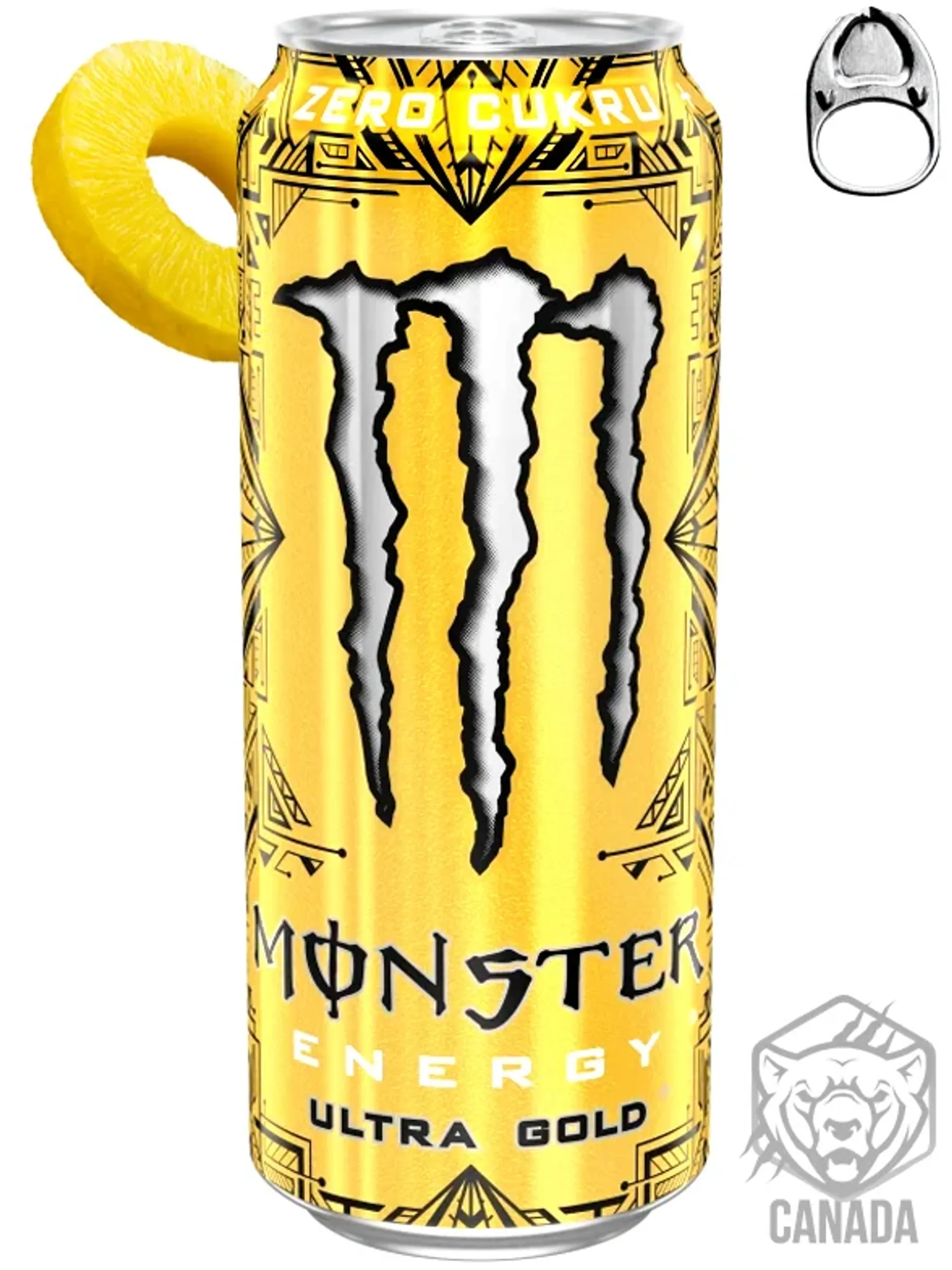 Monster Energy Zero Ultra Gold sin azucar 473 ml - Roni's Pizza