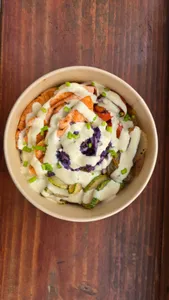 Salmón y curry bowl