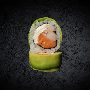 Nagasaki roll - (salmón, camarón ,queso crema)