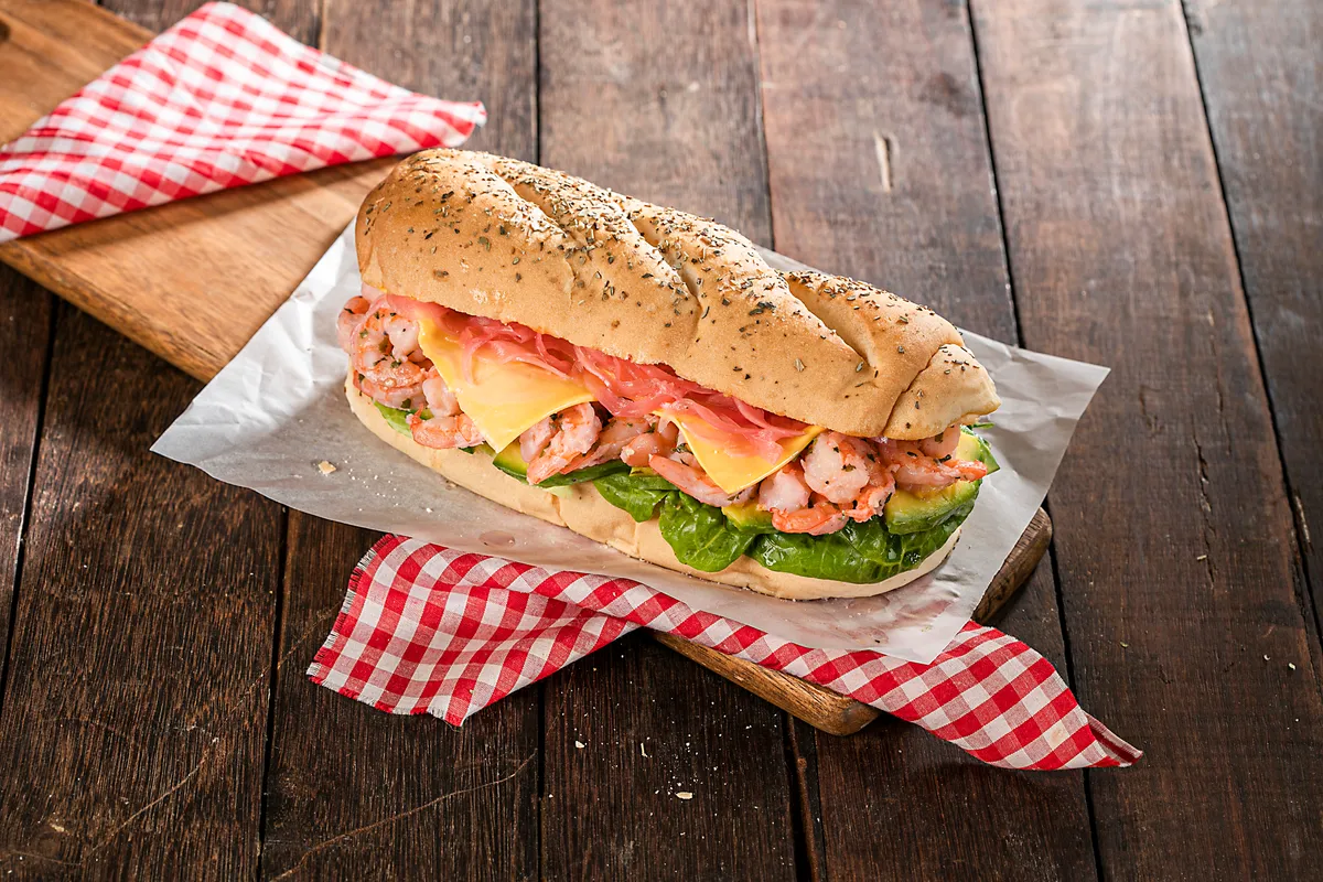 Shrimp sandwich