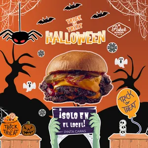 HALLOWEEN POKER BURGER 🧛🏻‍♂️🧟‍♂️