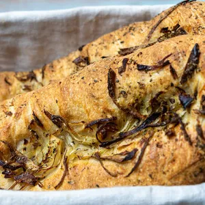 Focaccia Cebolla Aceituna