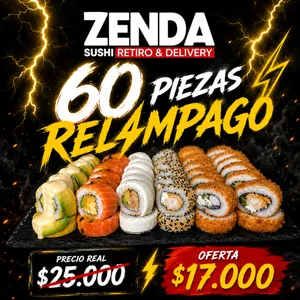 60Piezas Relampago
