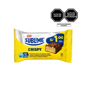 Wafer Sublime Crispy x 20 g