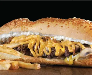 Sándwich philly cheese steak