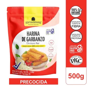 Harina garbanzo karavansay x 500 grs doypack Harina garbanzo karavansay x 500 grs doypack