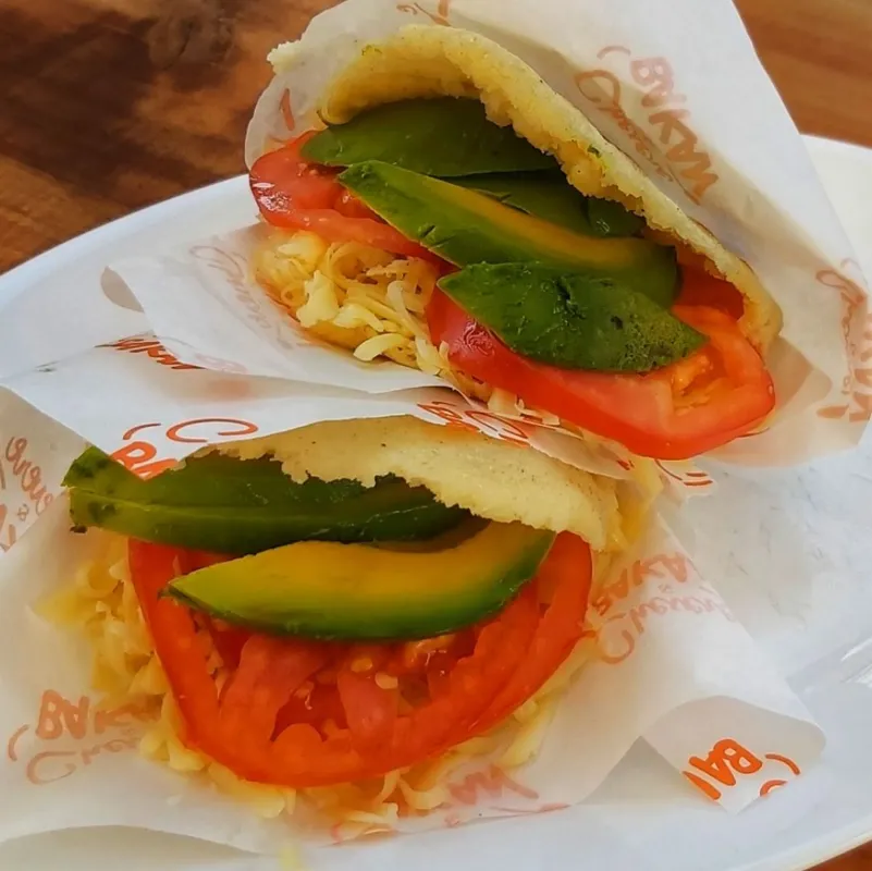 Porción Arepas vegetariana