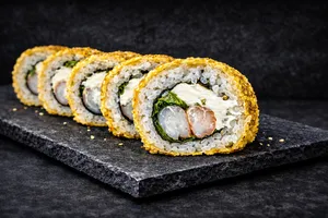 Rolls frito en panko ( proteina a eleccion)