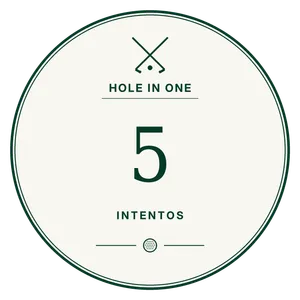 Hole in One Challenge 5 tiros