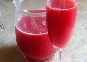 Jugo de frambuesa