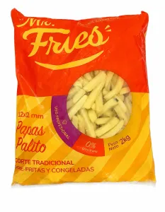Papas Pre Fritas Mr. Fries 12x12 mm 2 Kilo