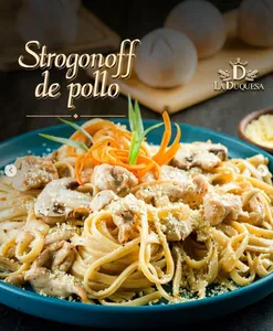 Strogonoff de pollo