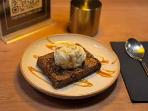 Brownie con Helado