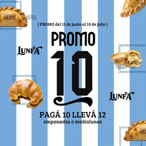 LAS EMPANADAS DE LA PROMO DEL 10