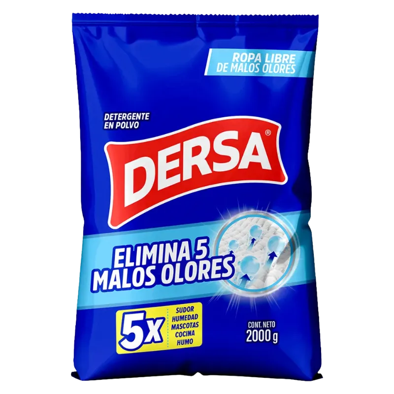 DETERGENTE EN POLVO DERSA 5 2000G DETERGENTE EN POLVO DERSA 5 2000G