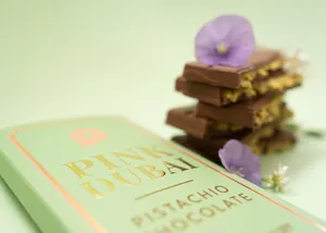 Pink Dubai Chocolate Bar