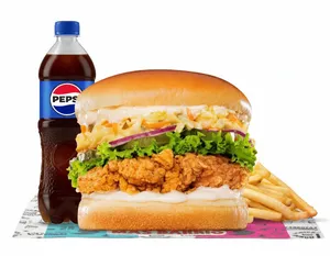 Combo ChickenBurguesa Coleslaw.