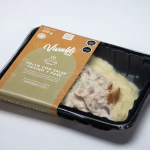 Pollo con Salsa Tocino- Champiñon y Puré 450grs