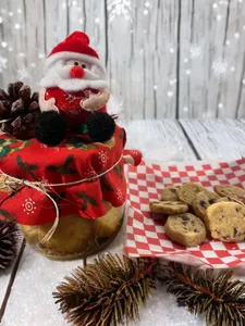 Tarro navideño de galletas 150 gr