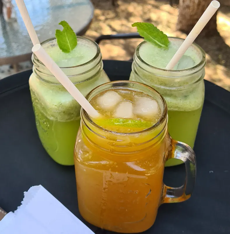 Limonada menta jengibre