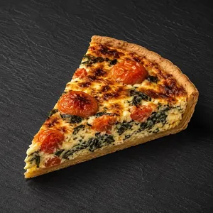 Trozo Quiche Mediterránea de Ricotta y Tomates Cherry XXL