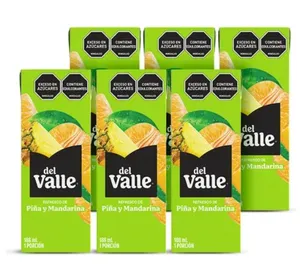 Jugo del valle piña mandarina 188ml