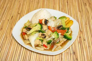 Saltado de Brócoli con Champiñones