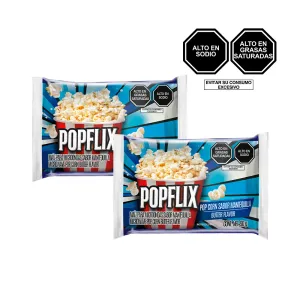 Pack (2 Pop Corn Popflix Mantequilla 90 Gr)