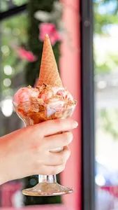 Copa de helado simple o doble