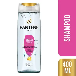 SHAMPOO PANTENE PRO V MICELAR X 400 ML PURIFICA Y HIDRATA SHAMPOO PANTENE PRO V MICELAR X 400 ML PURIFICA Y HIDRATA