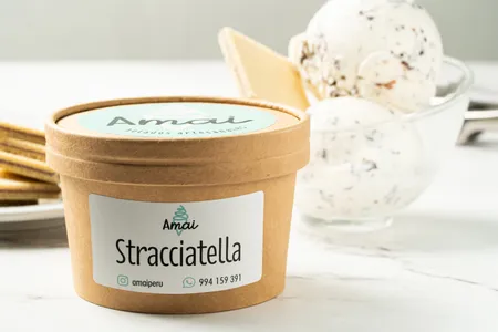 Helado Stracciatella