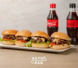 Mini Hamburguesas Gourmet + Coca-cola