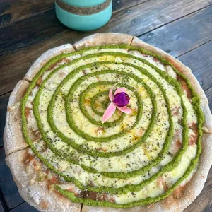 Pizza Margarita Vegana para 2 Personas APLV, Sin Soya