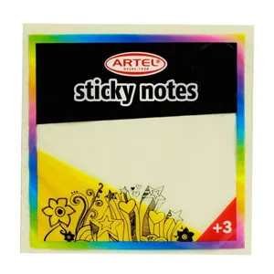 Notas Adhesivas amarillo 75x75 mm 100