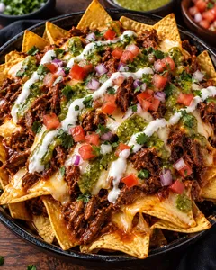 Nachos Con Birria