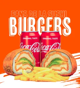 2 Sushi burgers de pollo