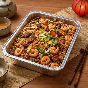 Grupal - Arroz Oriental con Camarones