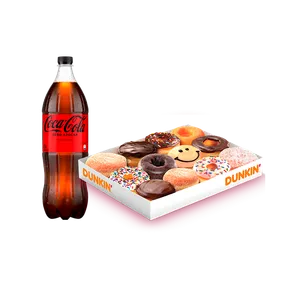 12 Donuts + Bebida 1,5 Ltrs