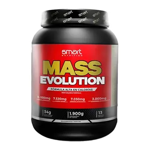 PROTEÍNA MASS EVOLUTION VAINILLA 1900G SMART NUTRITION TARRO