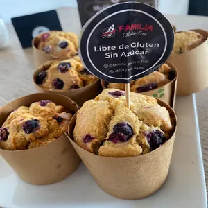 Muffins de limón arandano