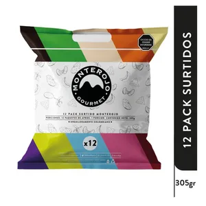 Snack monterojo gourmet surtido x 300 grs pack x 12