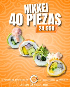 Promoción 40 piezas nikkei
