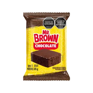 BROWNIE RELLENO MR BROWM CHOCOLATE X 65 GRS BROWNIE RELLENO MR BROWM CHOCOLATE X 65 GRS