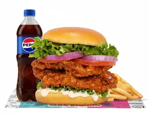 Combo Double Blazin Buffalo Chicken.