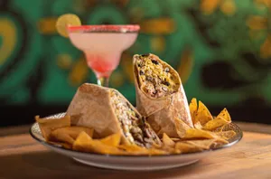 Burrito cheese and beans