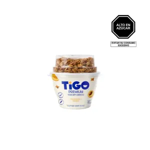 Yogurt Tigo Griego Durazno con Granola x 175 g