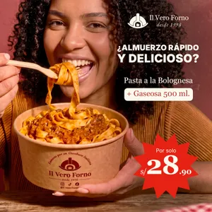 Promo - Pasta a la Bolognesa + Gaseosa 600 ml