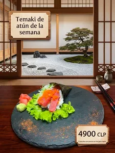 Temaki tuna  de la semana.