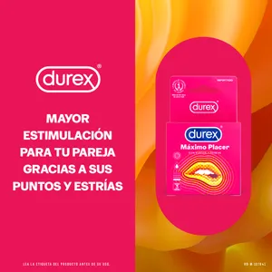 Preservat Durex Maximo Placer X 3 Und