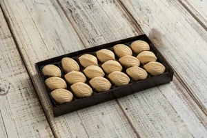 Caja bombón nuez chocolate blanco